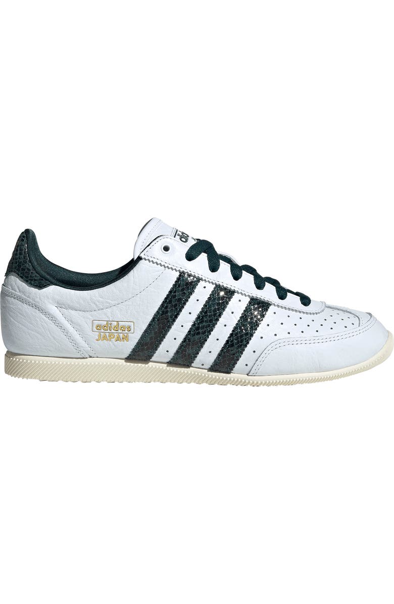 adidas Japan Low Top Sneaker, Alternate, color, White/ Green/ Aurora Ivy