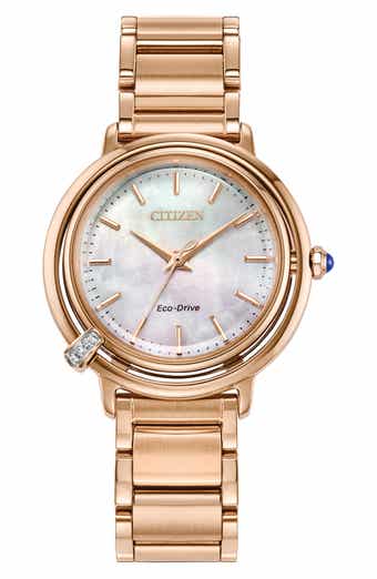 Eco-Drive Diamond Bracelet Watch