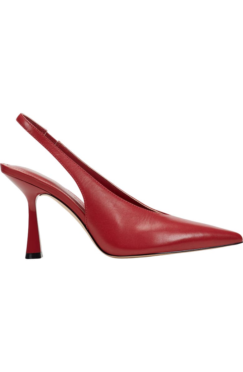 Marc Fisher LTD Esther Slingback Pointed Toe Pump, Alternate, color, Medium Red