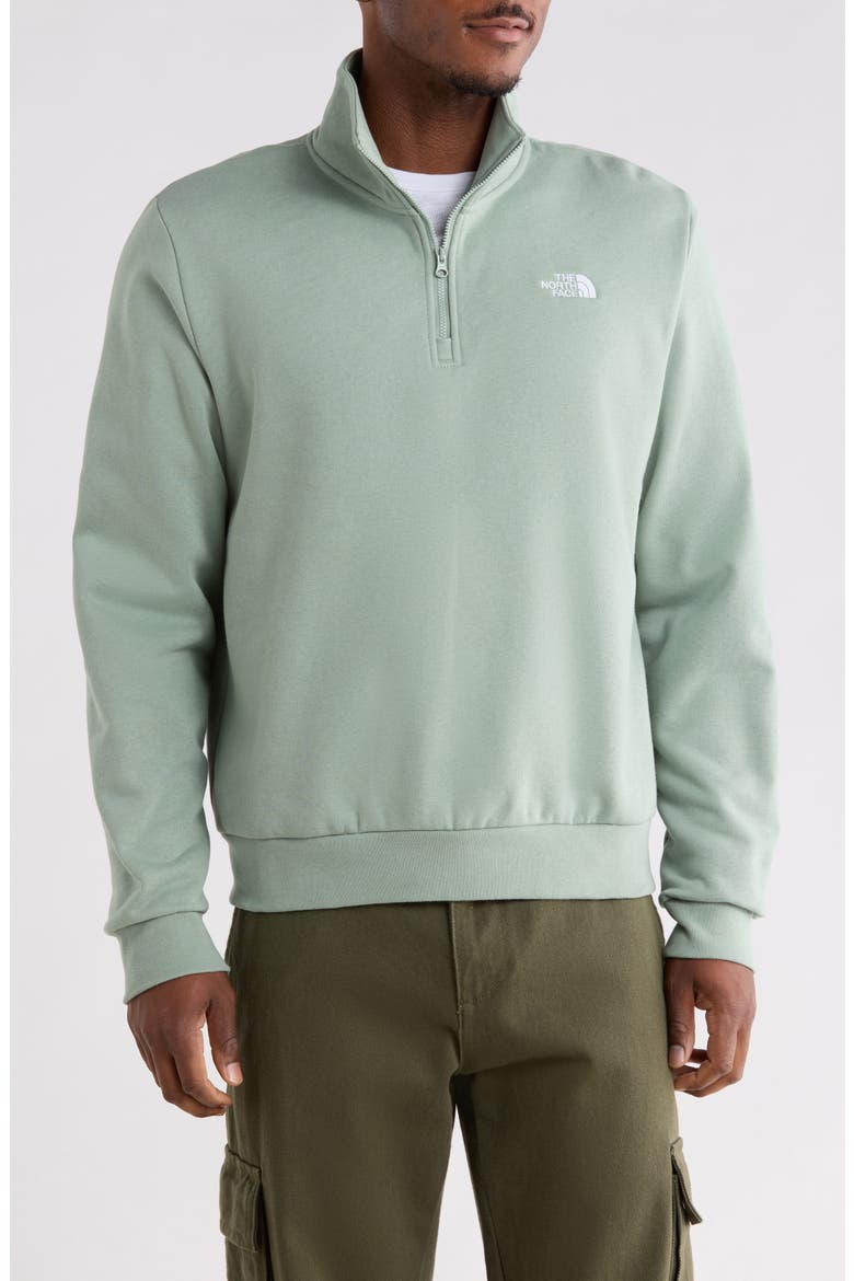 Evolution Simple Dome Quarter Zip Pullover, Main, color, SLATE MOSS