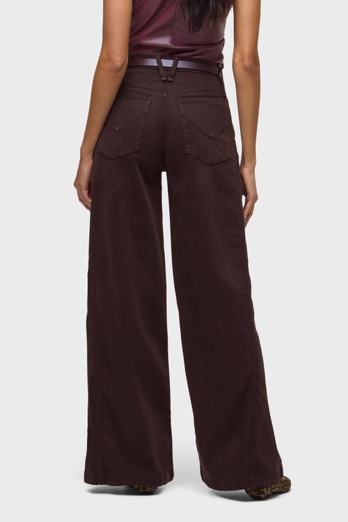Hudson Jeans James High-rise W/ Seaming In Brown