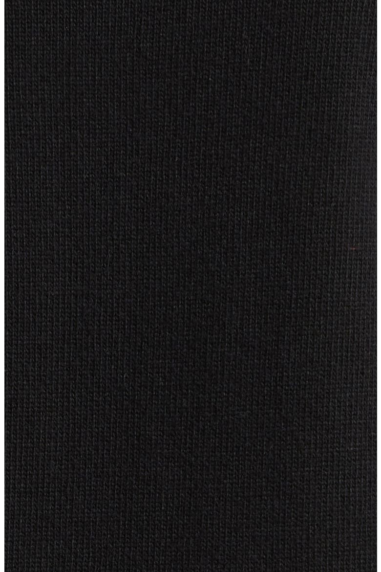 Crewneck Wool Blend Sweater, Alternate, color, BLACK