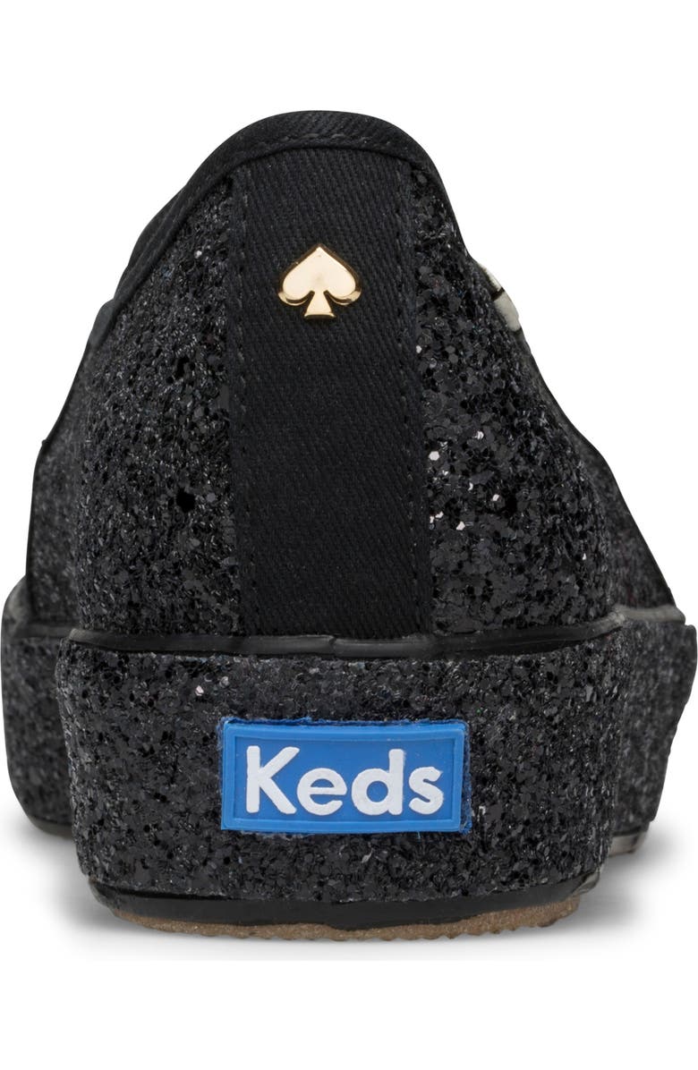 Keds<sup>®</sup> x kate spade new york triple decker allover glitter slip-on sneaker, Alternate, color,
