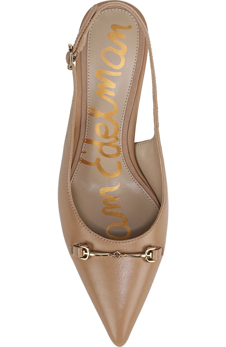 Sam Edelman Waller Pointed Toe Slingback Pump, Alternate, color, French Sand