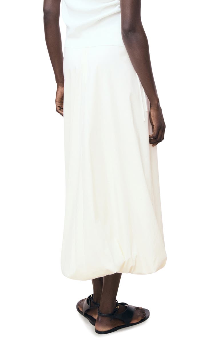 MANGO Balloon Maxi Skirt, Alternate, color, Ecru