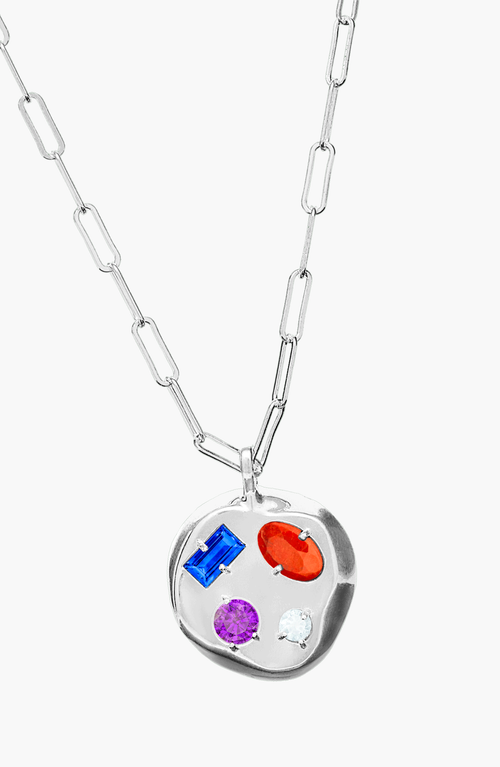 Birthdate Co. The September Birthdate Silver Pendant In September 24th - Silver
