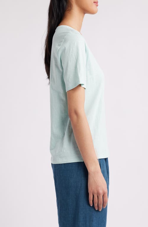 EILEEN FISHER EILEEN FISHER EASY V-NECK ORGANIC COTTON T-SHIRT