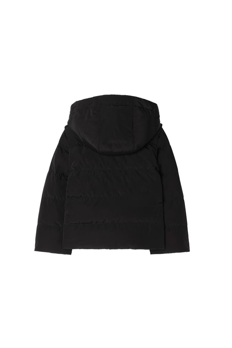 Detachable Sleeve Puffer Jacket, Alternate, color, Black