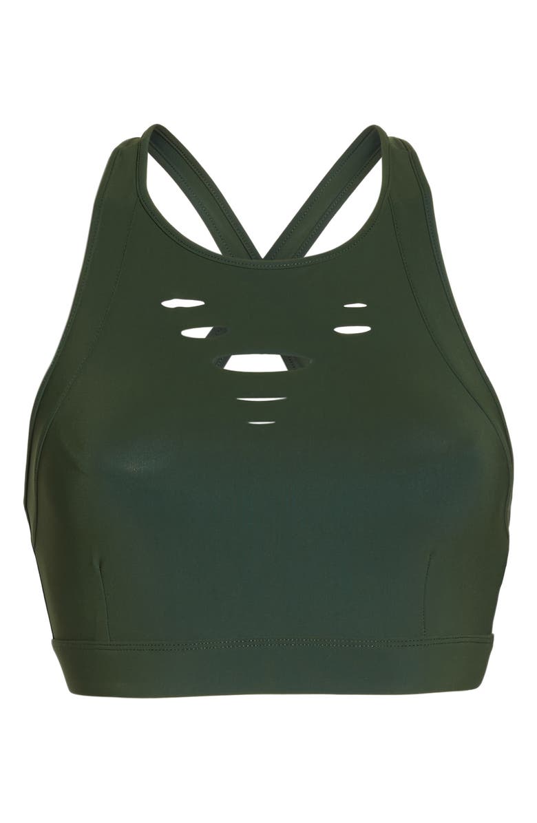 Alo Ripped Warrior Yoga Bra, Alternate, color,