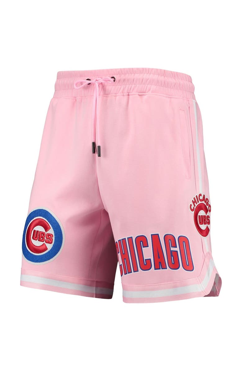 PRO STANDARD Men's Pro Standard Pink Chicago Cubs Logo Club Shorts, Alternate, color, Pink