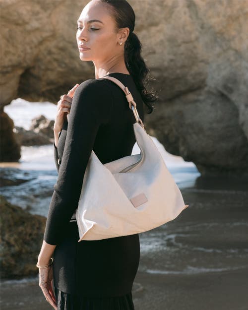 Graf & Lantz Graf Lantz Hana Canvas Hobo Bag In Natural