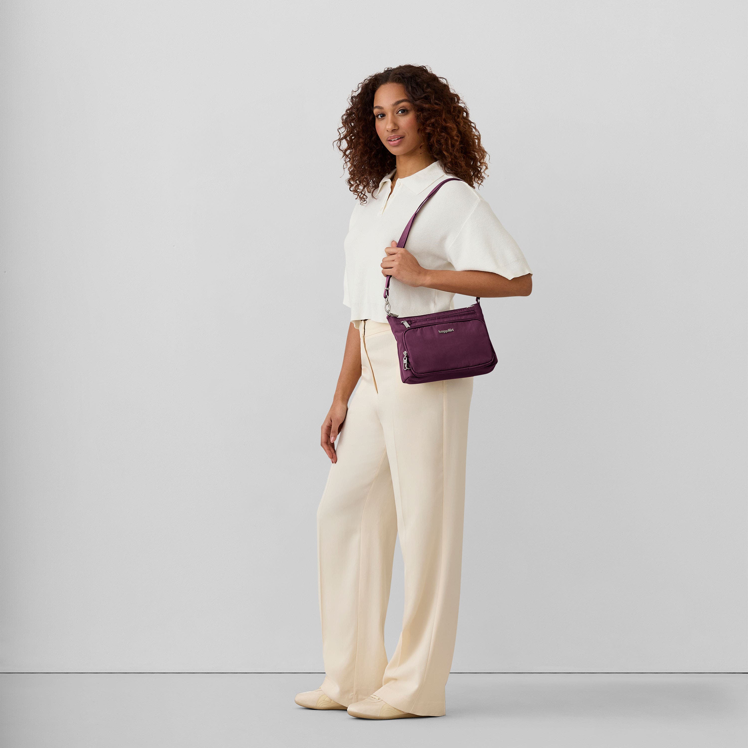 Securtex Anti-Theft Keepsake Crossbody, Alternate, color, MULBERRY