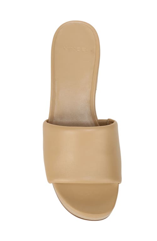 Vince Women's Margo Slip On Platform High Heel Sandals In Blonde