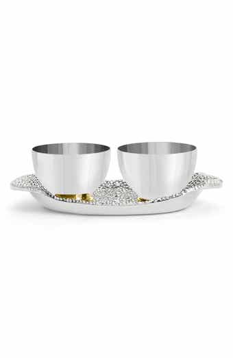 Michael Aram Shagreen Double Dish & Tray Set
