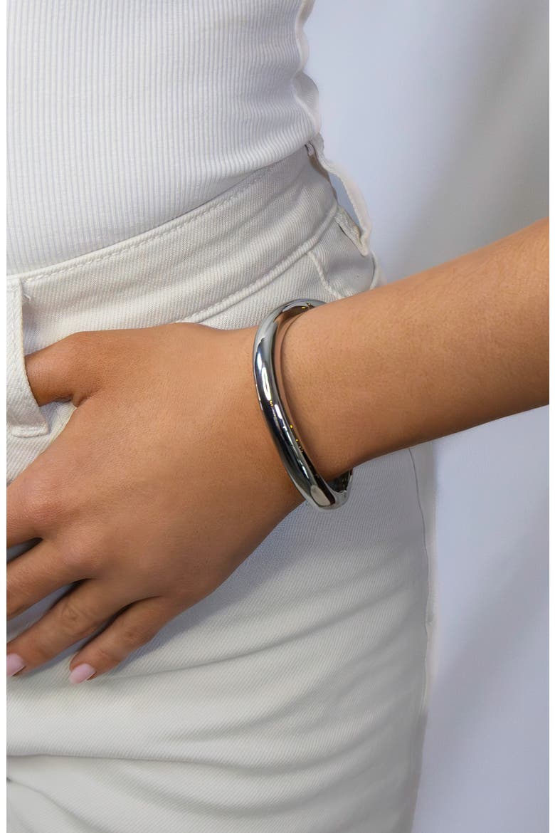 Kia Twist Bangle, Alternate, color, SILVER