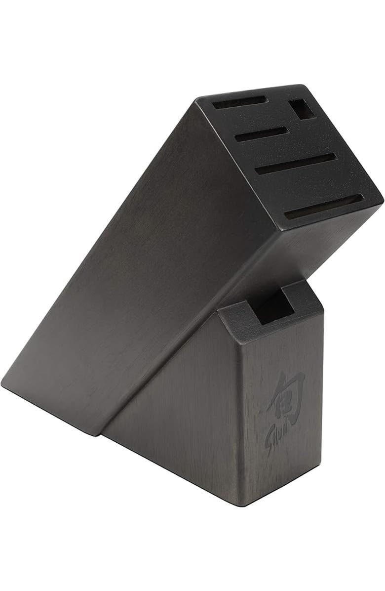 Shun 6 Slot Slimline Block, Dark Stain, Main, color, Dark