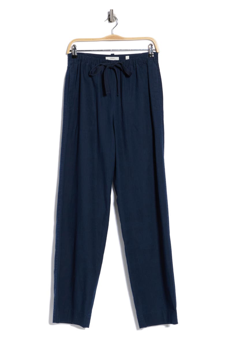 Tie Front Pull-On Pants, Alternate, color, COASTAL