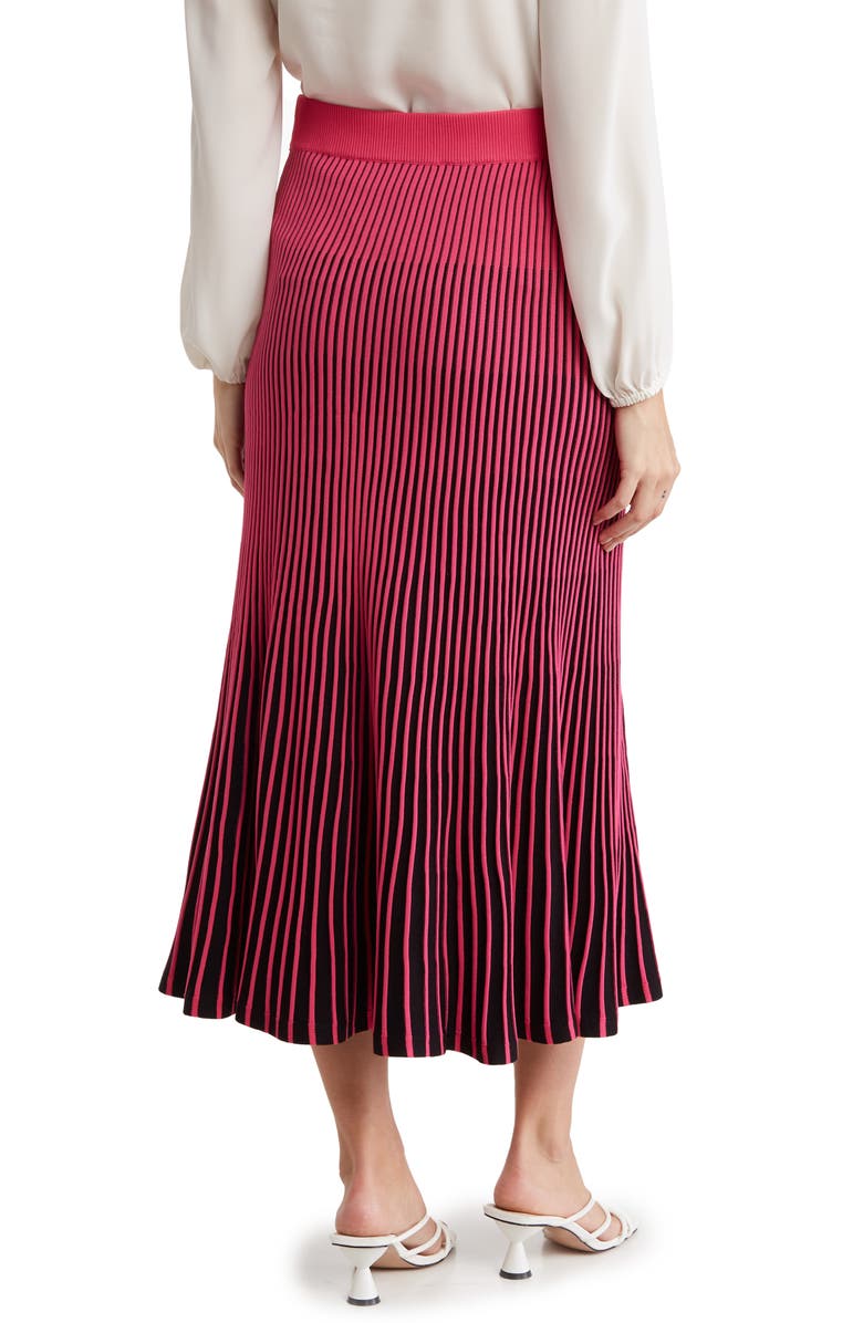 Nanette Lepore Ombré Sweater Knit Maxi Skirt, Alternate, color,