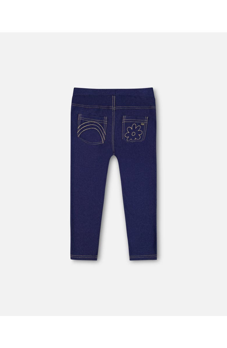 Deux par Deux Girl's Jeggings Navy Denim, Alternate, color, 