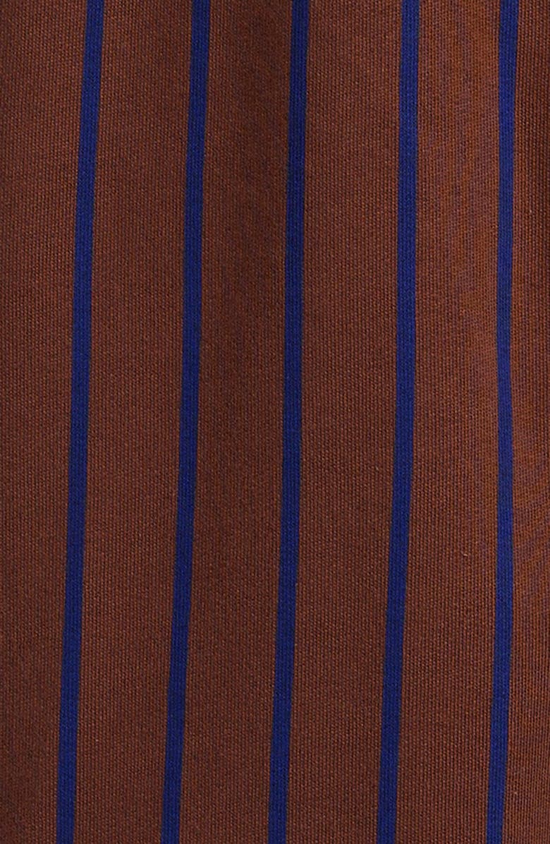 Mini Rodini Kids' Stripe Organic Cotton Sweatpants, Alternate, color, Brown