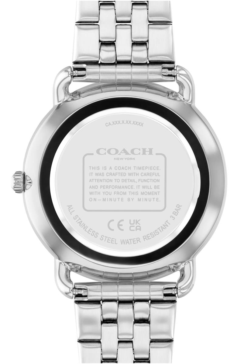 COACH Elliot Bracelet Watch, 36mm, Alternate, color, Silver