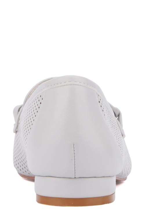 Torgeis Kalina Perforated Loafer In Grey