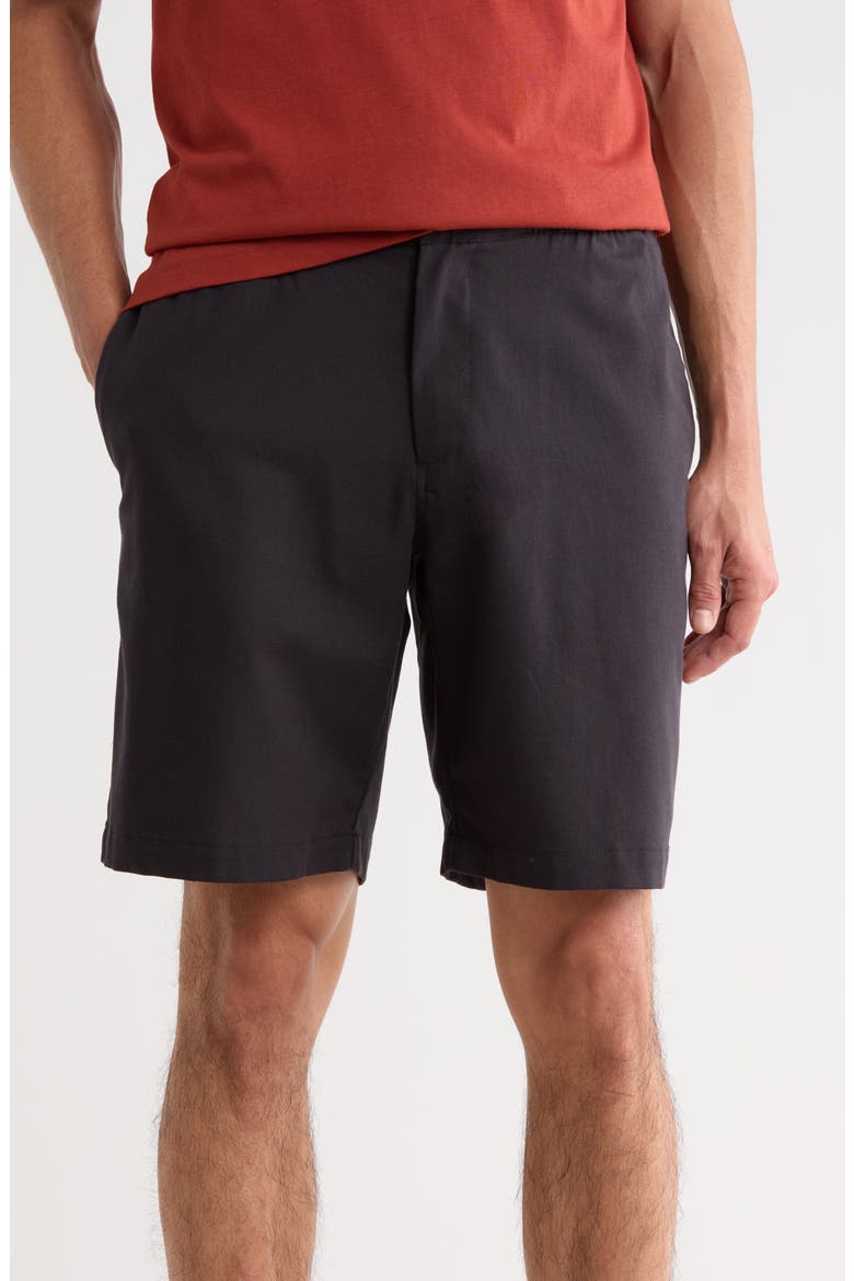 Stretch Woven Shorts, Main, color, METEORITE