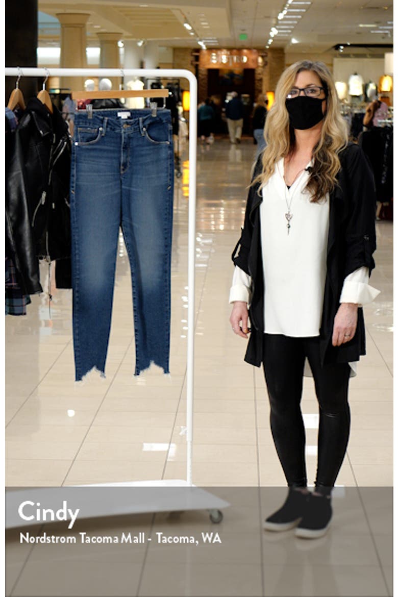 Good Legs High Waist Chew Hem Ankle Cigarette Jeans video