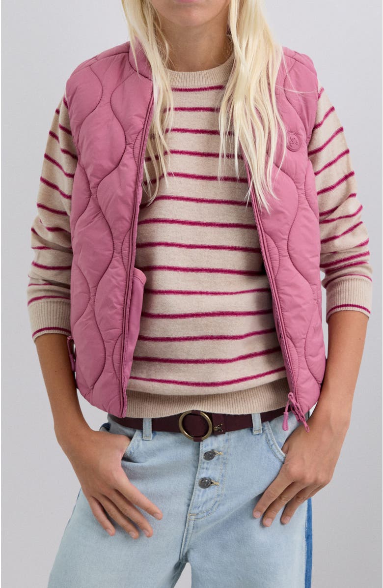 Scalpers Gstaad Vest Girls, Alternate, color, Pink