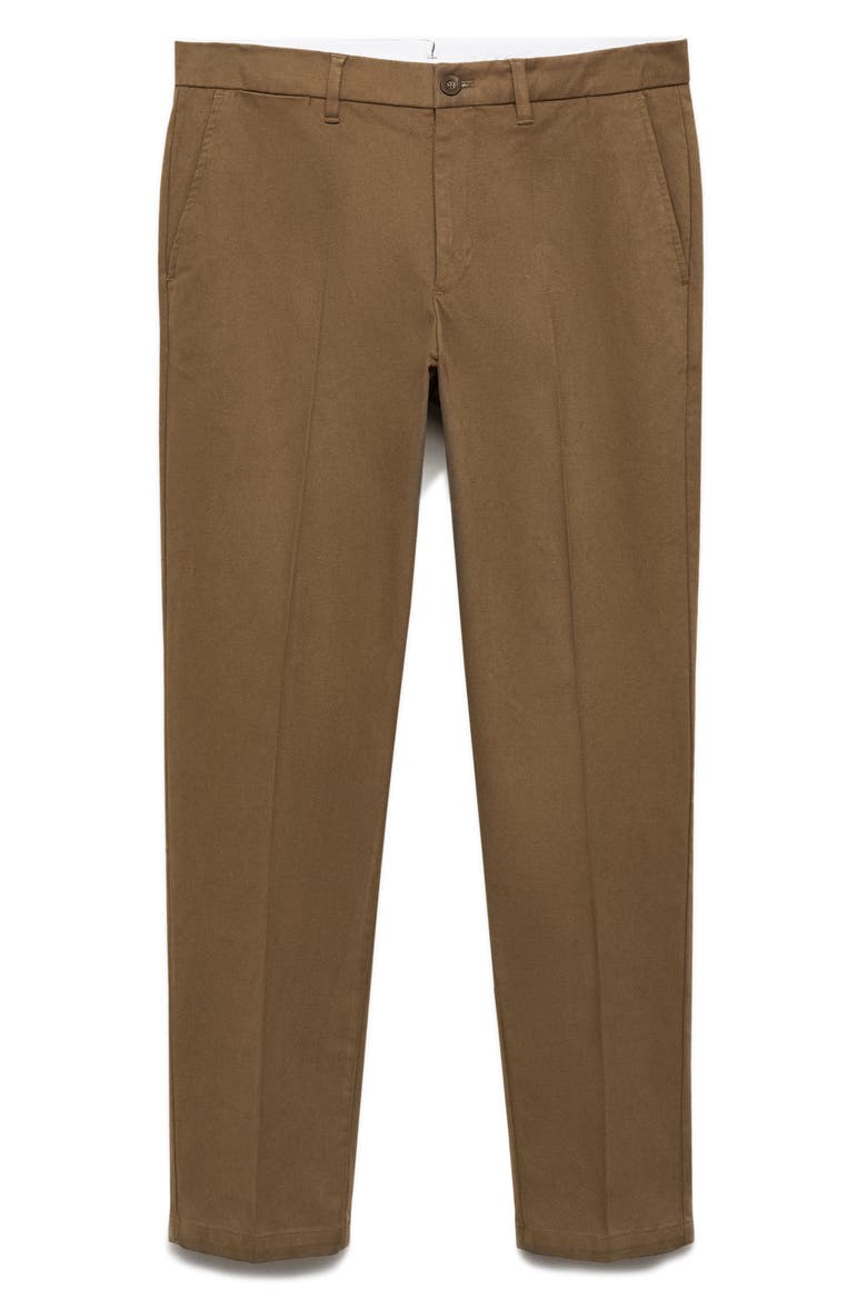 Regular Fit Cotton Pants, Alternate, color, KHAKI