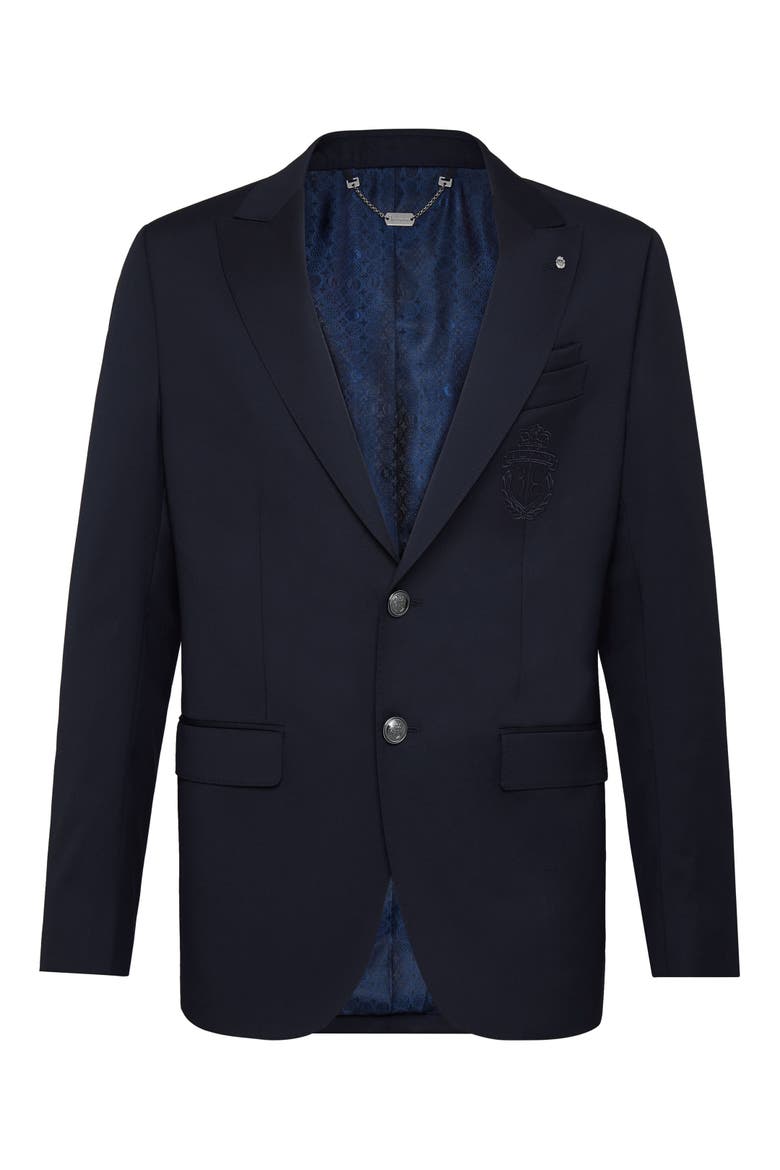 Blazer Crest Men, Main, color, darkblue