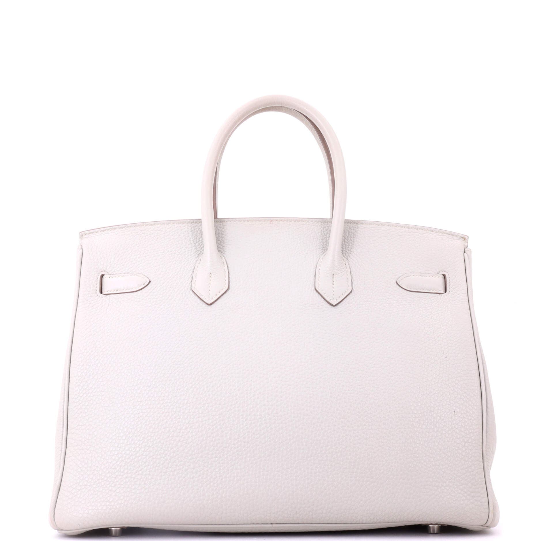 Pre-Owned Hermes Birkin Handbag Grey Togo with Palladium Hardware 35, Alternate, color, Gris Perle