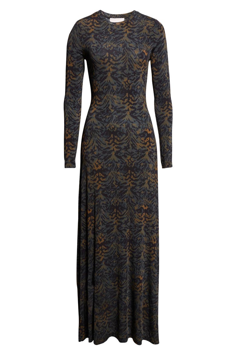 Amari Long Sleeve Knit Dress, Alternate, color, DESERT JASPER