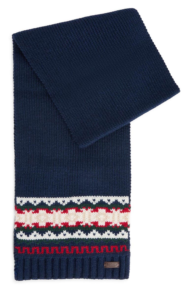 Kane Fair Isle Beanie & Scarf Set, Alternate, color, EVERGREEN