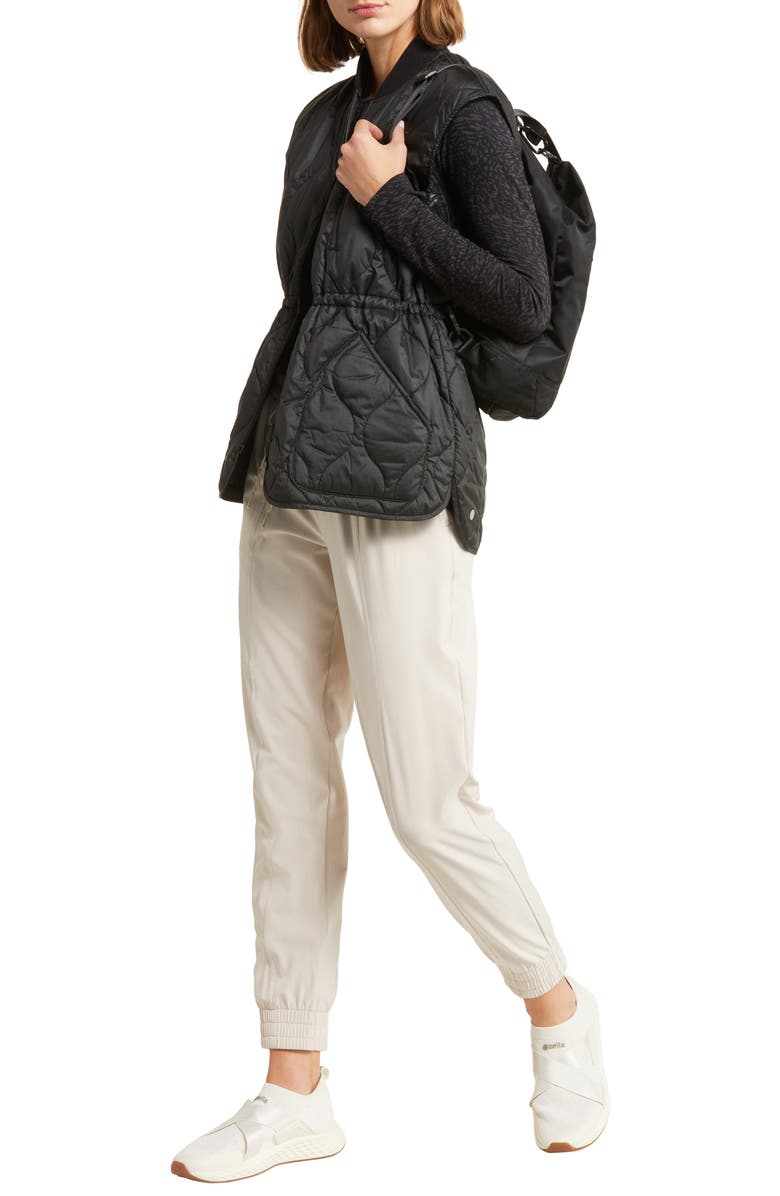 Zella Quilted Insulated Vest, Alternate, color,