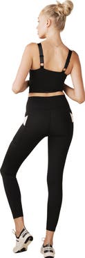 Losano Criss-Cross Pocket Legging