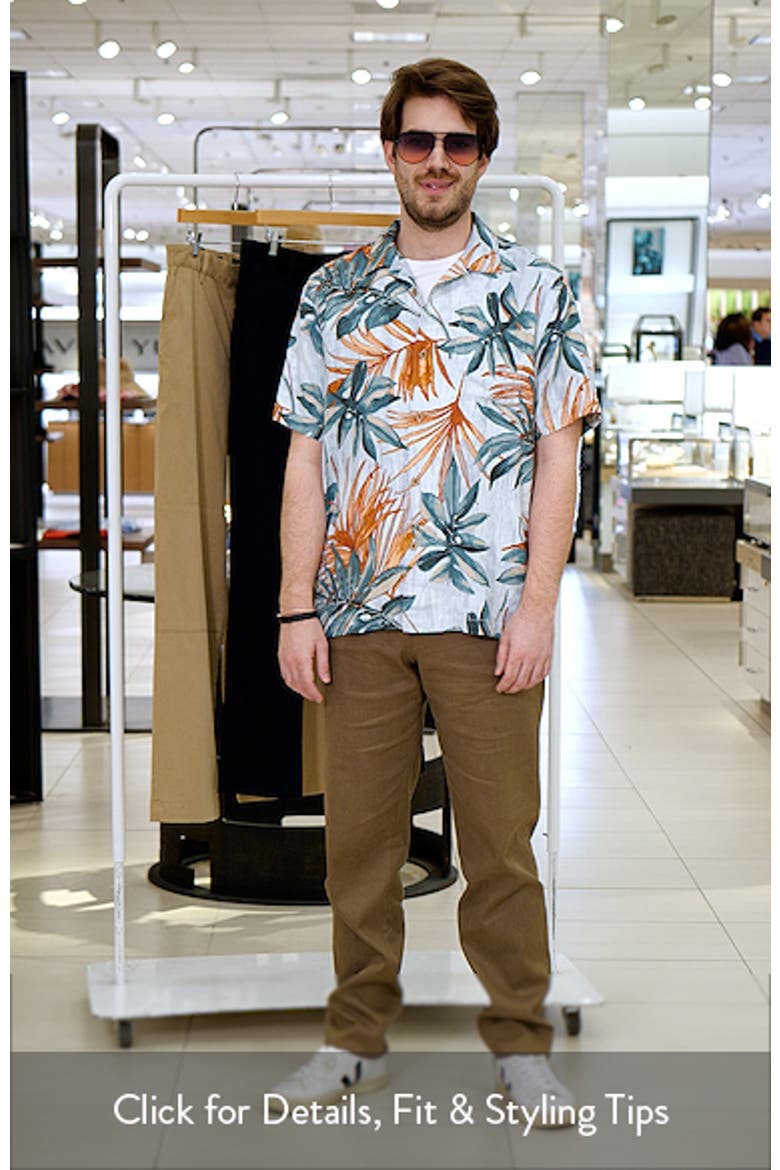 Tidal Fronds Silk Camp Shirt video