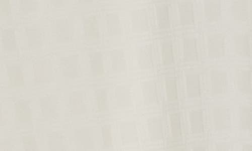 Denim And Flower Textured Tip Polo In White