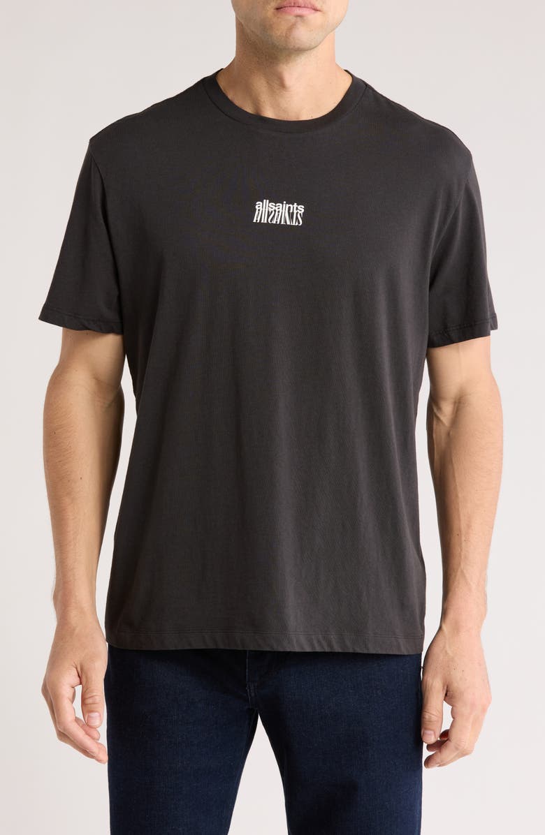 AllSaints Refract Cotton Graphic T-Shirt, Main, color,