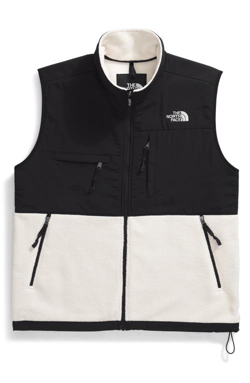 The North Face Zippered Pockets Color Block Vest In Black