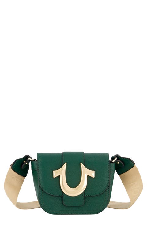 Horseshoe Mini Flap Crossbody Bag