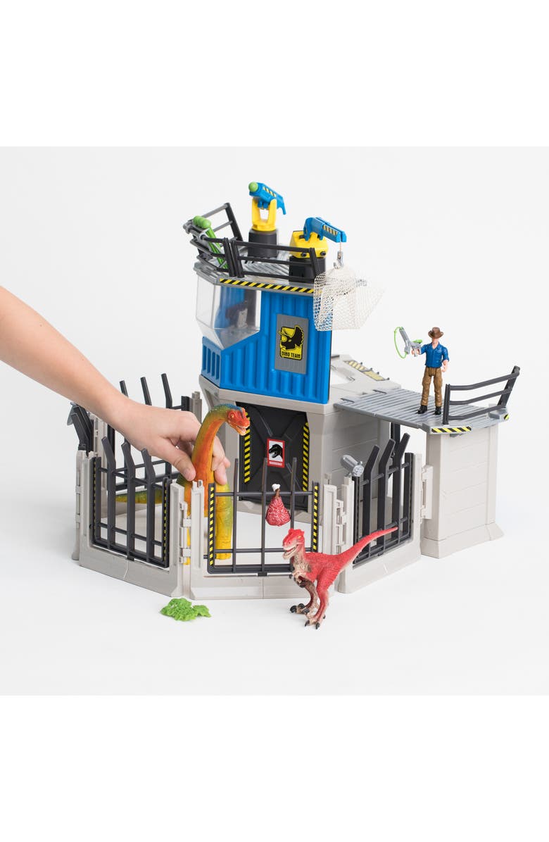 Schleich Large Dino Research Station 33-Piece Playset, Alternate, color, 