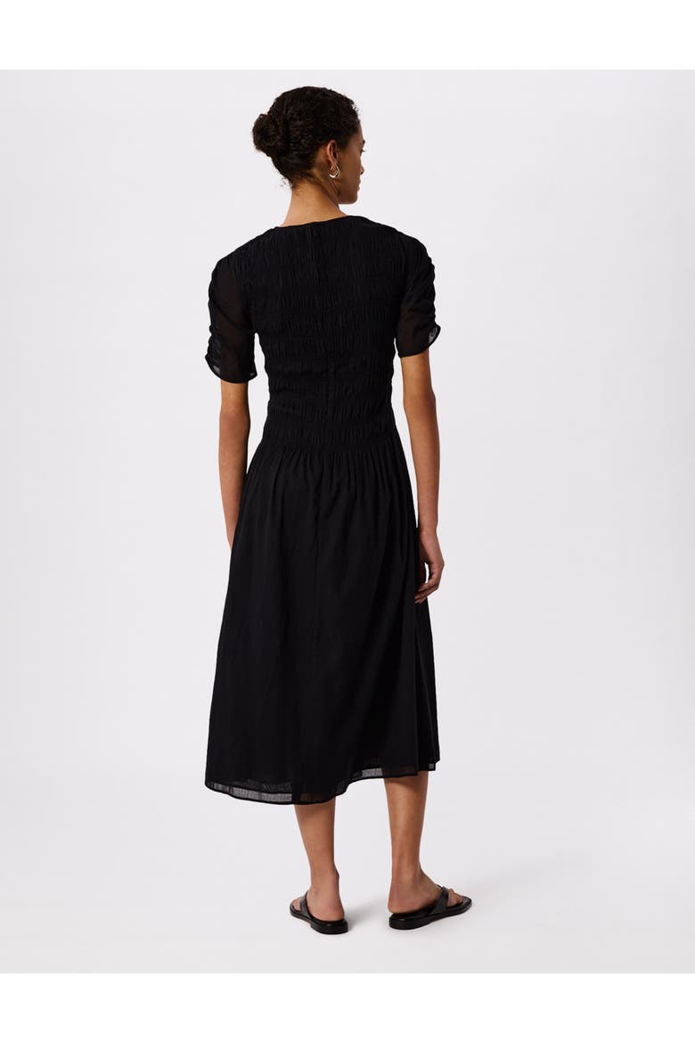Avery Smoked Dress, Alternate, color, Black