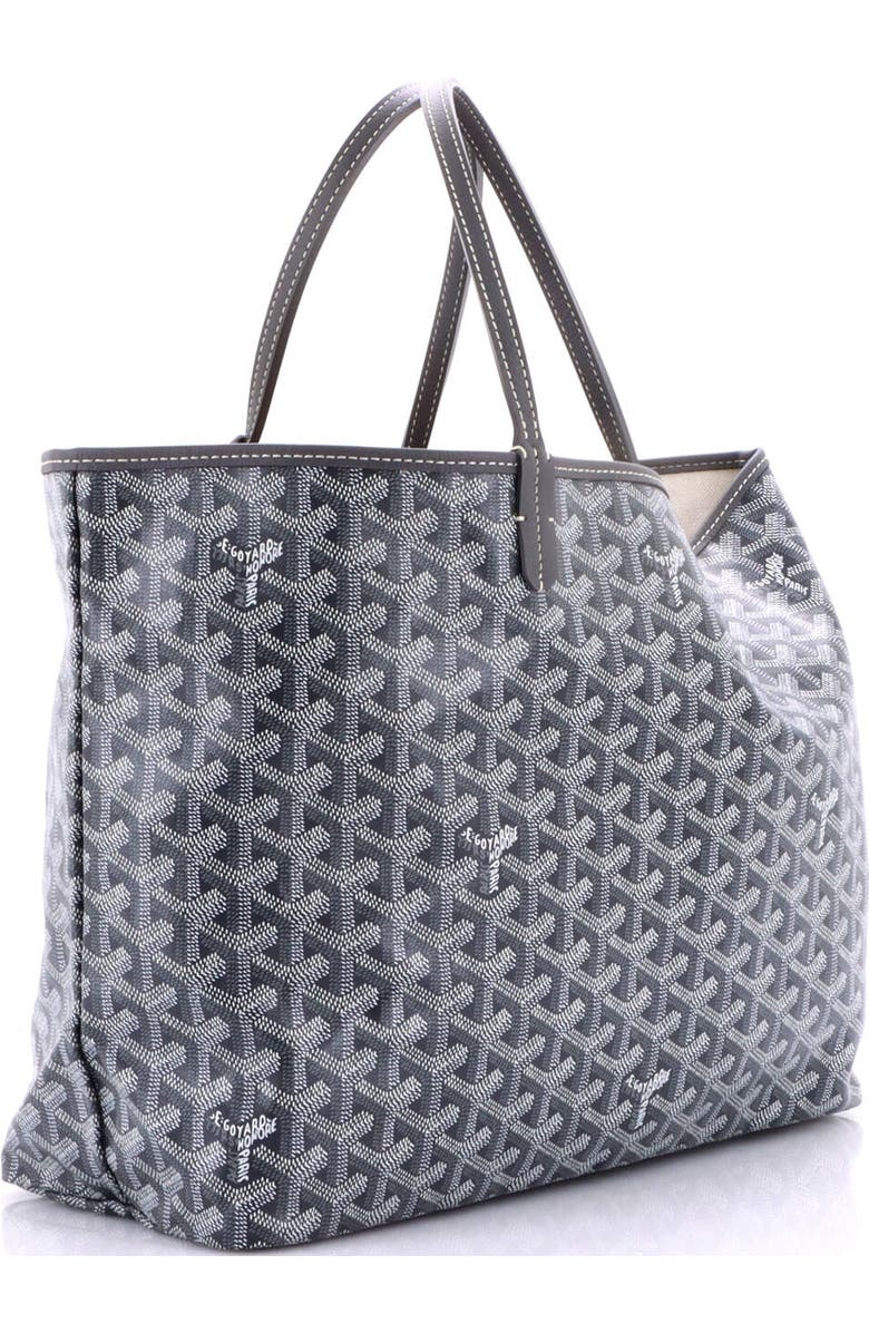 Pre-Owned Goyard Saint Louis Tote Coated Canvas PM, Alternate, color, Gray
