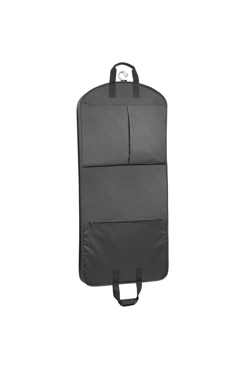 Premium 52 Inch Travel Garment Bag with Pockets, Alternate, color, Black