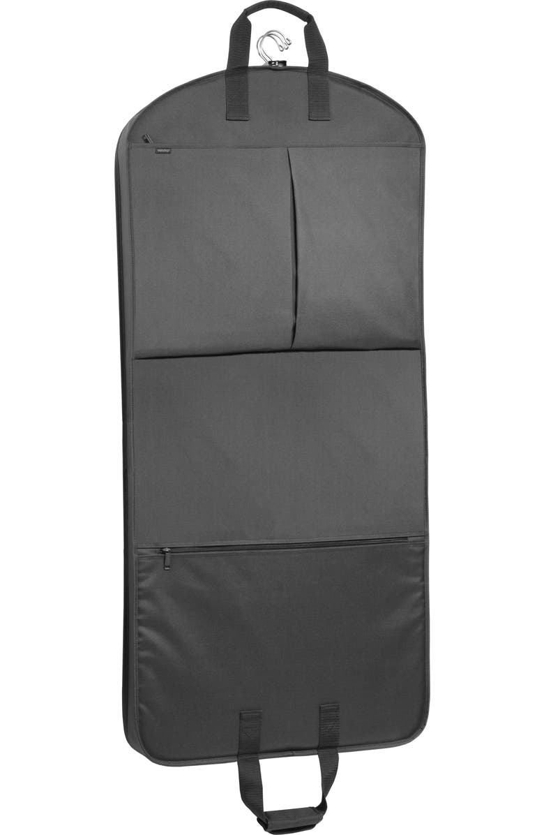 Wallybags Premium 52 Inch Travel Garment Bag with Pockets, Alternate, color, Black