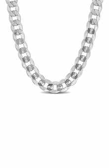Flat Curb Link Chain Necklace, 5.3mm