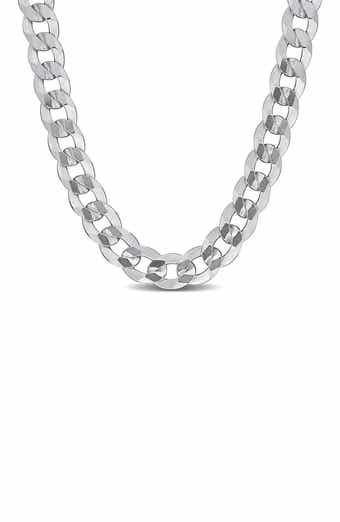 Flat Curb Link Chain Necklace, 5.3mm