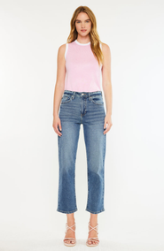 KanCan Jordana Essentials High Rise True Straight Jeans