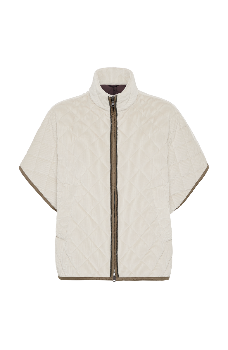 Brunello Cucinelli Quilted outerwear, Main, color, Beige